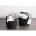 thumbnail image 2 of DII Polyester Bin Variegated Black Rectangle Medium, 2 of 3