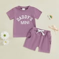 thumbnail image 2 of UAYOTSE Summer Clothes For Toddler Girls Baby Girl Gifts Toddler Baby Girls Summer Clothes Outfits Tank Top Shirt Cute Shorts Set,Sizes 2-3 Years, 2 of 4