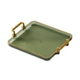 thumbnail image 3 of Serving Tray Bathroom Organizer Nordic Style Multifunctional Shower Plate Vanity Green, 3 of 8