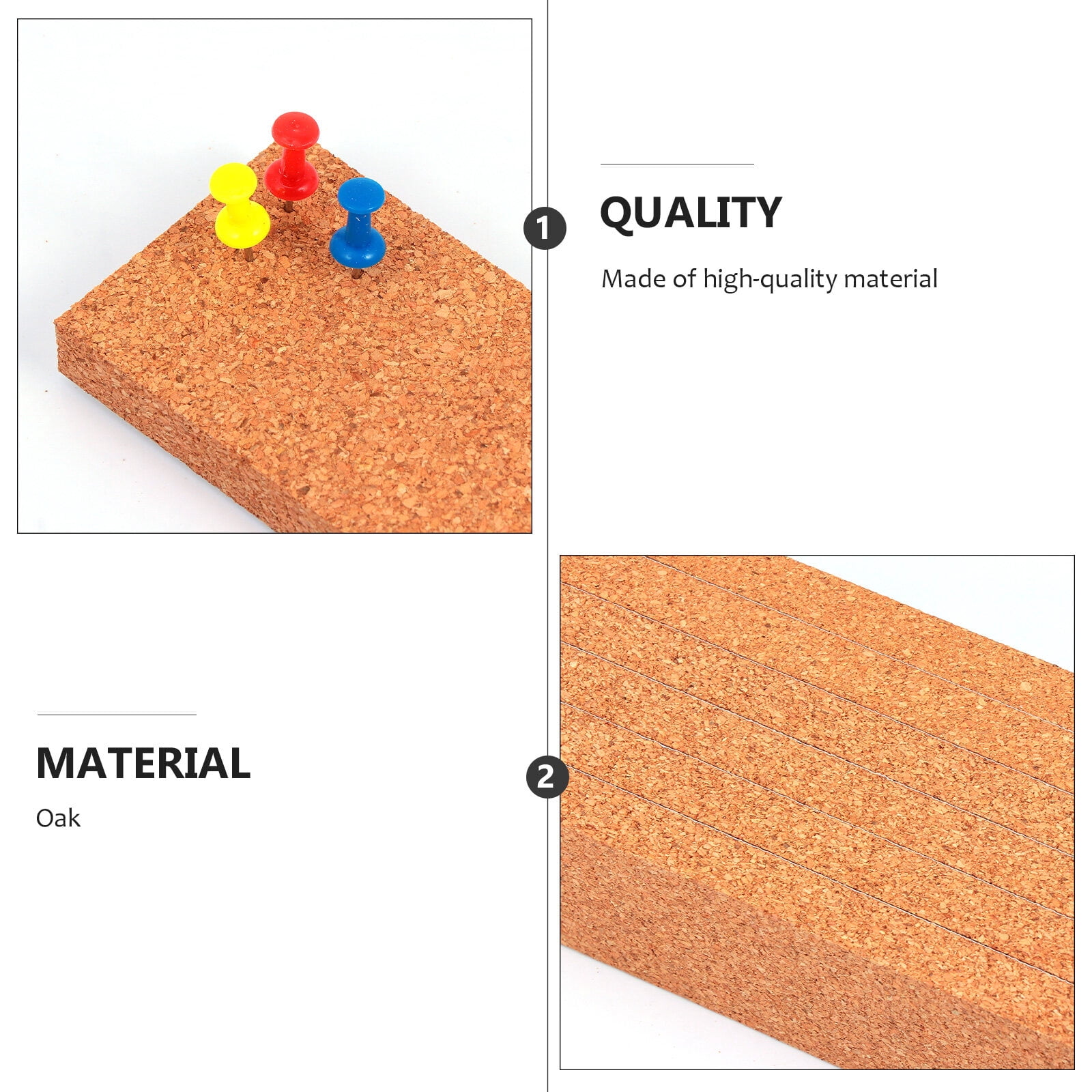 Strips Cork Board Bulletin Frameless Strip Bar Bars Self Adhesive Message Pin Announcement Memo