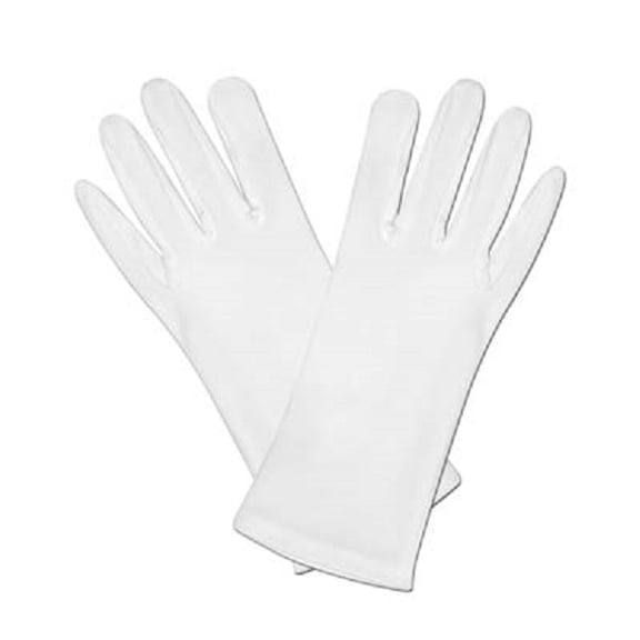 Club Pack of 24 Pure White Glove New Year's Party Costume Accessories