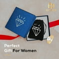 thumbnail image 5 of 14k Gold Over Silver Heart-cut Cubic Zirconia CZ Halo Ring, 5 of 7