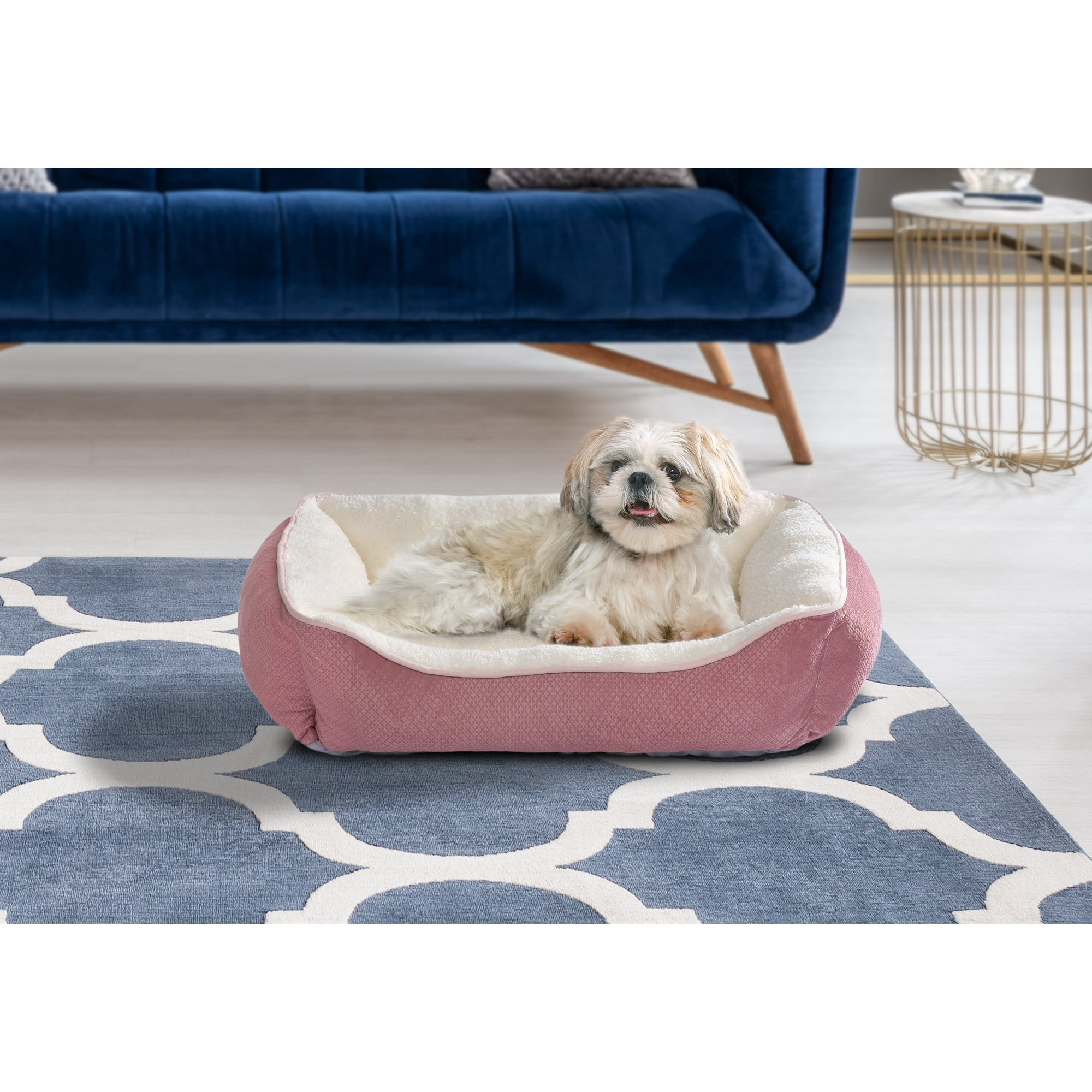 Vibrant Life Cama para Mascotas Premium Cuddler - 24" X 18"