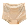 thumbnail image 2 of Fesfesfes Cotton Underwear For Women Solid Color Underwear High Waisted Lace Tight And Breathable Underwear Panties, 2 of 5