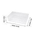 thumbnail image 2 of HLONK Dyegold A4 Paper Organizer Clearance Plastic Storage Box with Latching Lids Multi-Purpose Clear A4 Paper Storage Classroom Organization  Storage Containers for Board Game  Craft  Do, 2 of 5