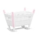thumbnail image 5 of Muebles En Miniatura ANGGREK Dollhouse Baby Shaker Rosa Blanco 1/12 Escala, 5 of 8