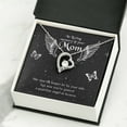 thumbnail image 4 of To Mom Remembrance Message Guardian Angel Forever Necklace w Message Card, 4 of 7