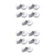 thumbnail image 1 of Injueey 100 piezas de moldes de chocolate para repostería DIY, revestimientos de papel para cupcakes coloridos y decorativos hechos de plata plata 2Conjunto, 1 of 6