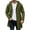 Army Green, variant on Dpjklzsn Men's Longline Hooded Jacket, Snap Front Casual Coat with Long Sleeves and Patch Pockets