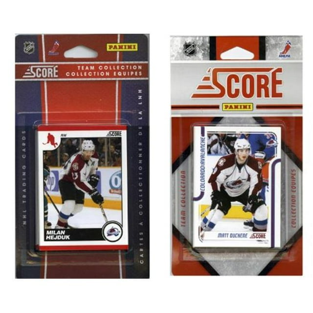 C & I Collectables AVS2TS LNH Colorado Avalanche sous Licence Partition 2 Ensembles d'Équipe