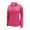 Raspberry, variant on Monterey Club Women's Melange Jersey Performance Sport Top Long Sleeve Golf Polo Shirt #2361