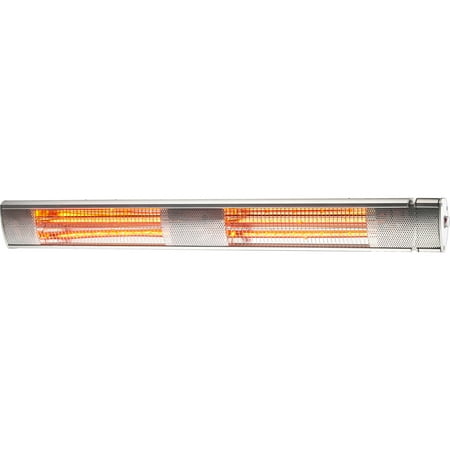 Lifesmart 3000W Golden Tube Wall Electric Patio Heater with Remote Control | Wall Mounted or Freestanding | Infrared Quartz | Outdoor Supplemental Heating for Patio, Garage, Backyard | HB-3000
