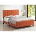 thumbnail image 2 of Fairfield Eastern King Upholstered Panel Bed Orange, 2 of 3