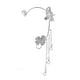 thumbnail image 3 of Elegante mariposa Ear Cuff Pendientes Ear Clips Wrap Rhinestone Tassel Droping Chain Jewelry Regalo para boda Uso diario Cumpleaños Mujer , plata izquierda Fernando Pendiente elegante, 3 of 8