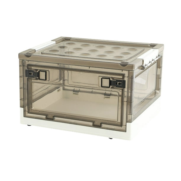 Baúles de almacenamiento, organizadores y almacenamiento de armario, caja de almacenamiento plegable de plástico, caja de almacenamiento transparente para el hogar, manta de ropa para dormitorio, caja