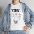 thumbnail image 7 of I'd Smoke That - Pig - Funny BBQ Smoking Father's Day Dad Shirt - ID: 369, 7 of 7
