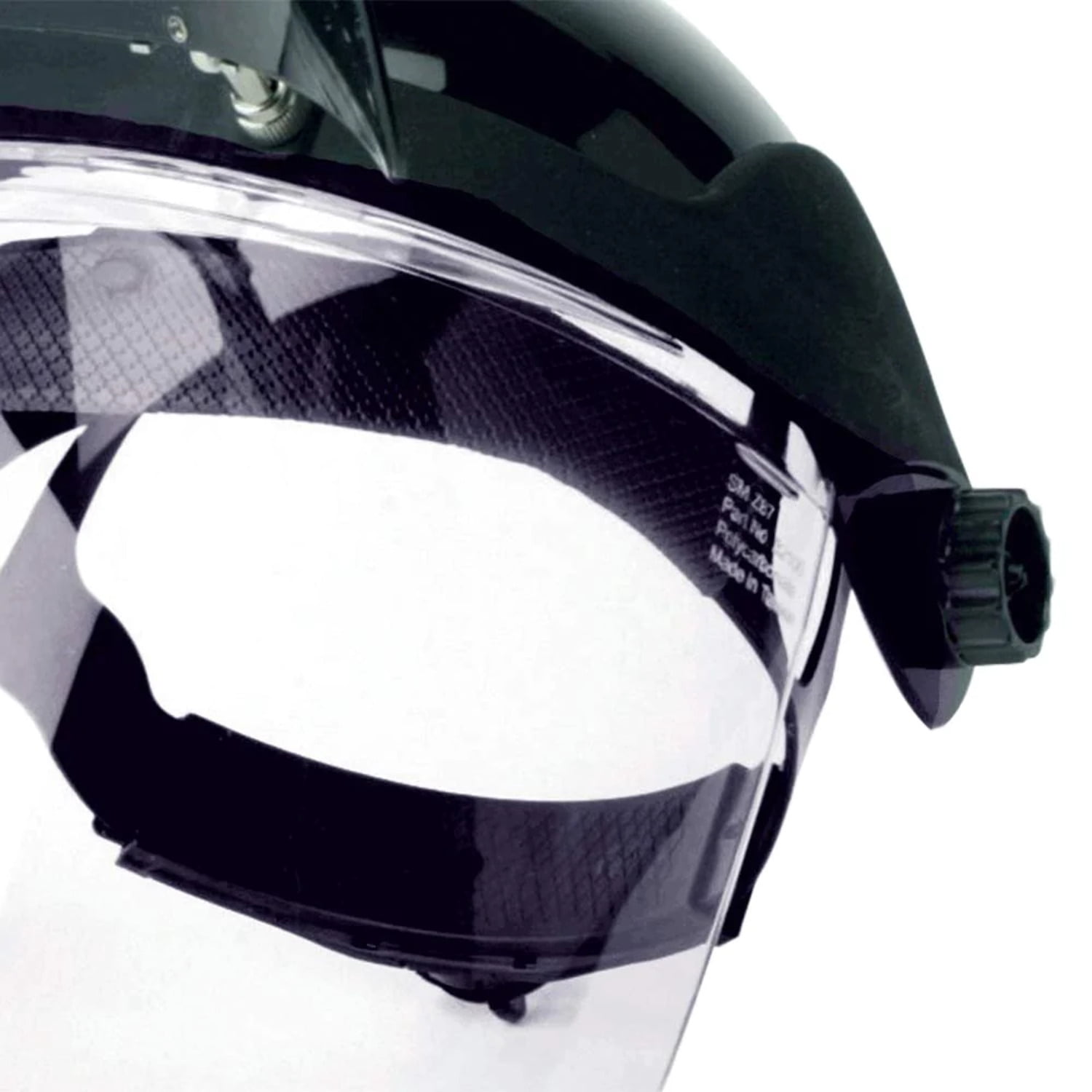 Sellstrom Face Shield - DP4 Series - 9" x 12.125" x 0.060" Window - Clear AF with Shade 8 IR Flip Visor - Ratcheting Headgear