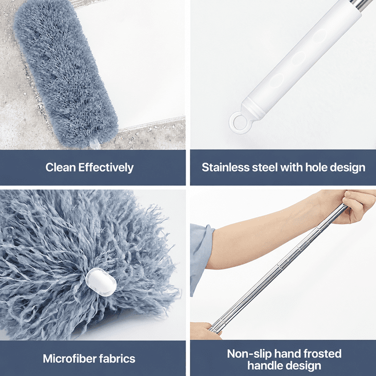 Fuvuan Feather Duster with 110" Extension Handle photo 6
