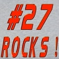 thumbnail image 3 of CafePress - 27 Long Sleeve T Shirt - Womens Baseball Tee, 3 of 4