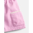 thumbnail image 3 of Wonder Nation Girls Pull On Cotton Shorts, Sizes 4-10, 3 of 3