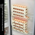 thumbnail image 2 of 4 Tier Rolling Egg Holder Dispenser,Tiers Egg Holder for Fridge, Auto Rolling Fridge Egg Organizer,Space-Saving Refrigerator Egg Holders, arge Capacity Egg Holder Dispenser for Refrigerator, 2 of 5