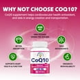 thumbnail image 3 of CoQ10 400mg, High Absorption Coenzyme Q10 Supplements for Heart Health & Cellular Energy, Non-GMO, Gluten Free, 90 Count（1 PACK）, 3 of 7
