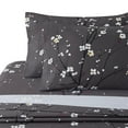 thumbnail image 3 of Hong and Arts Inc. Marina Decoration Printed 600 Thread Count Soft Deep Pocket Cotton Blend Percale Bedding Sheet Set, Grey Plum Blossom Floral Dark, 3 of 5