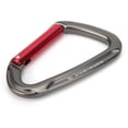 thumbnail image 1 of Climbing Button Carabiner, Lightweight Convenient Mountaineering Carabiner Durable Sturdy Heavy Load Bearing  For Mountaineering For Expanding For Rock Climbing, 1 of 8