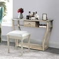 thumbnail image 4 of Giantex 3 Tiers Console Table with Drawer  47'' Wooden Accent Table with Open Storage Shelves, 4 of 8