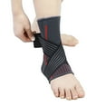 thumbnail image 3 of Boc 1Pc Football Basketball Compression Ankle Brace Elastic Strap Support Protector, 3 of 9