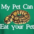 thumbnail image 3 of CafePress - My Pet Can Eat Your Pet Dark T Shirt - Men's Classic Graphic Cotton T-Shirt, 3 of 4