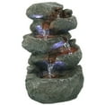thumbnail image 3 of Sunnydaze Decor Tabletop Water Fountain, 7.00 x 5.50 x 10.50 Inch, Polyresin Light Grey, 3 of 13