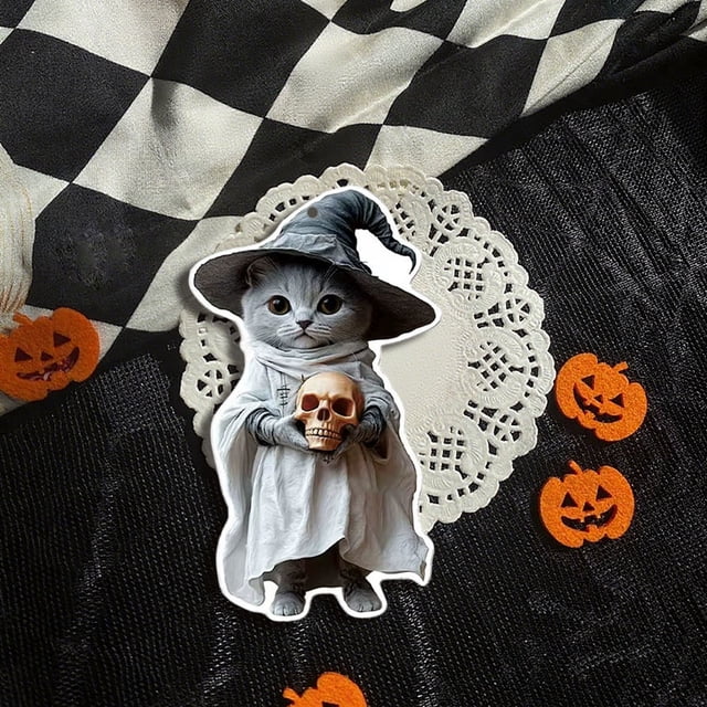 Cute Witch Acrylic Keychain Pendant for Bags and Backpacks