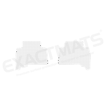 ExactMats - Premium Clear Overlay Floor Mats, Made In USA - Fits Toyota 4Runner 2013-2024 / With 3rd Row Seating / 2 Rear Mats