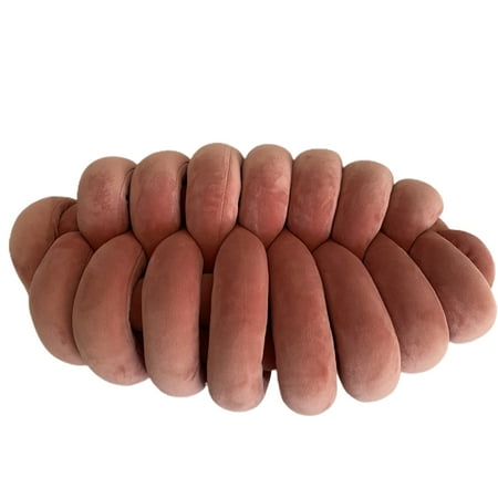 

VEAREAR Pillow Cushion Super Soft Solid Color Creative Shape Breathable Wide Application Decorative Spandex Ultra-Thick Bed Sofa Cushion Lumbar Pillow Home Supplies