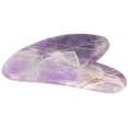 thumbnail image 3 of Scraping Massager Scraping Board Gua Sha Massage Tool Health Care Scraping Plate Scraper Massager HeartShaped Board For Face Shoulder Leg Abdomen BackAmethyst ANGGREK BB1411, 3 of 8