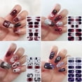 thumbnail image 1 of Pegatinas de uñas de imitación de diamantes para hornear sin gel, pegatinas de uñas de alce y copos de nieve para Halloween y Navidad, pegatinas de uñas DIY, 1 of 5