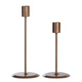 thumbnail image 2 of TheFound 2 Pieces Candle Holder Solid Color Metal Candlestick Desktop Decor, 2 of 7