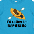 thumbnail image 4 of Inktastic Kayak Id Rather Be Kayaking Boys or Girls Toddler T-Shirt, 4 of 5
