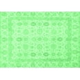 thumbnail image 1 of Ahgly Company Indoor Rectangle Oriental Emerald Green Traditional Area Rugs, 5' x 8', 1 of 4