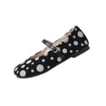 thumbnail image 2 of OKBOP Womens Round Toe Flats Shoes Comfortable Buckle Strap Casual Work Shoes, 2 of 4