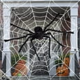 thumbnail image 3 of Goodwill Halloween Spider Web Decorations, 9.84FT Large Spider Web with 35.5" Giant Halloween Spider, Extra Stretch Cobwebs & Scary Hairy Spider for Halloween Outdoor Yard Party Decorations, 3 of 7
