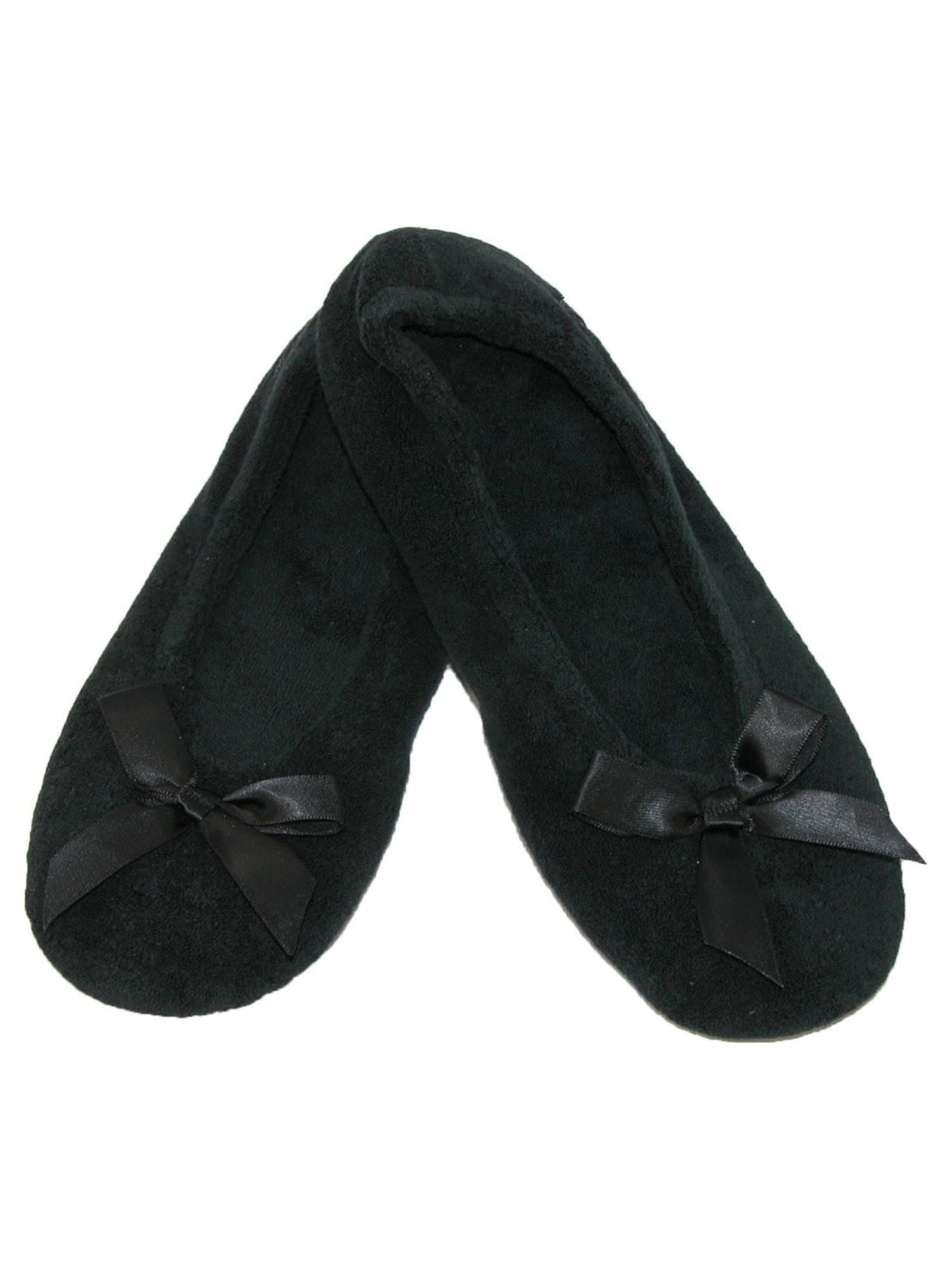 Isotoner women's terry hotsell classic ballerina slippers