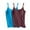 Blue, variant on Fanxing Women's Plus Size Spaghetti Strap Camisole Seamless Tank Tops Green,XXXL