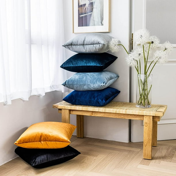 Orange euro best sale pillow shams