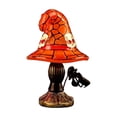 thumbnail image 3 of Qocolcyl Halloween Decor Witch Hat Lamp Gift,LED Halloween Night Light Table Decorations for Home Indoor,Handcrafted Retro Resin Witchy Decor for Shelf Mantel,Gothic Party Home Decoration (USB Power), 3 of 10