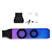 Metal Kazoo Kids Musical Instruments Color Kazoo Portable Musical Instruments Accompaniment Easy to Learn Kazoo Double Hole Kids Beginner violet