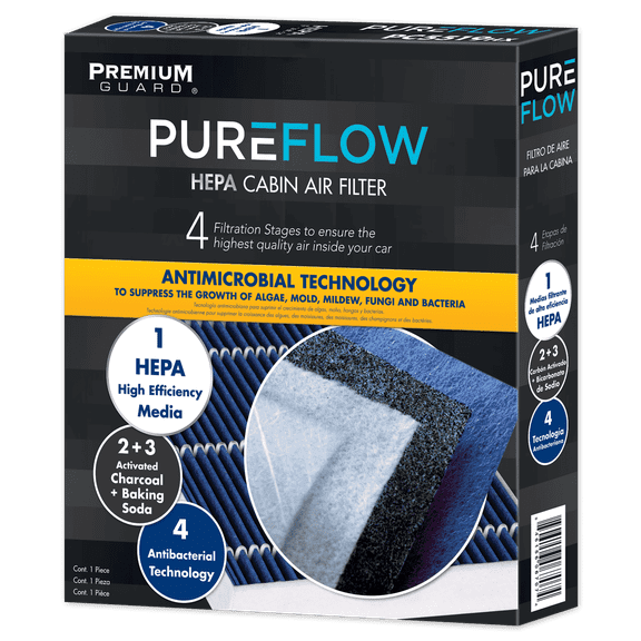 PureFlow HEPA Cabin Air Filter PC99456HX | Fits 2019-2025 Toyota RAV4, Corolla, 2020-2025 Subaru Outback, 2019-2025 Ascent, 2016-2024 Toyota Prius