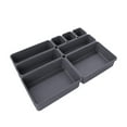 thumbnail image 3 of Wosthever 8 unids/set divisor de cajón caja de almacenamiento de plástico bandeja de inserción suministros organizadores para oficina y hogar Almacenamiento y organización del hogar, 3 of 6