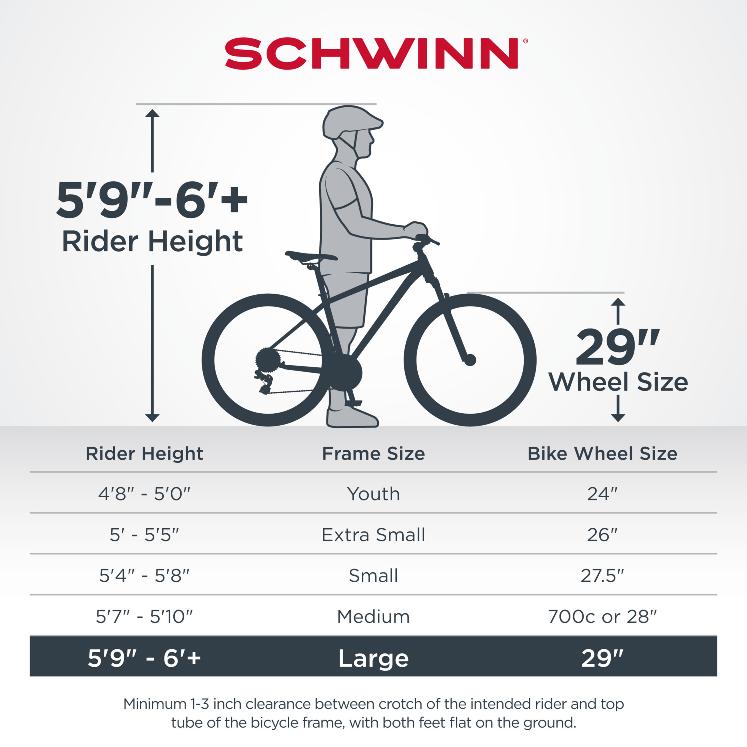 Schwinn Taff Mountain Bike, 29-Inch Wheels, 8 Speeds, Black / White - image 9 of 9